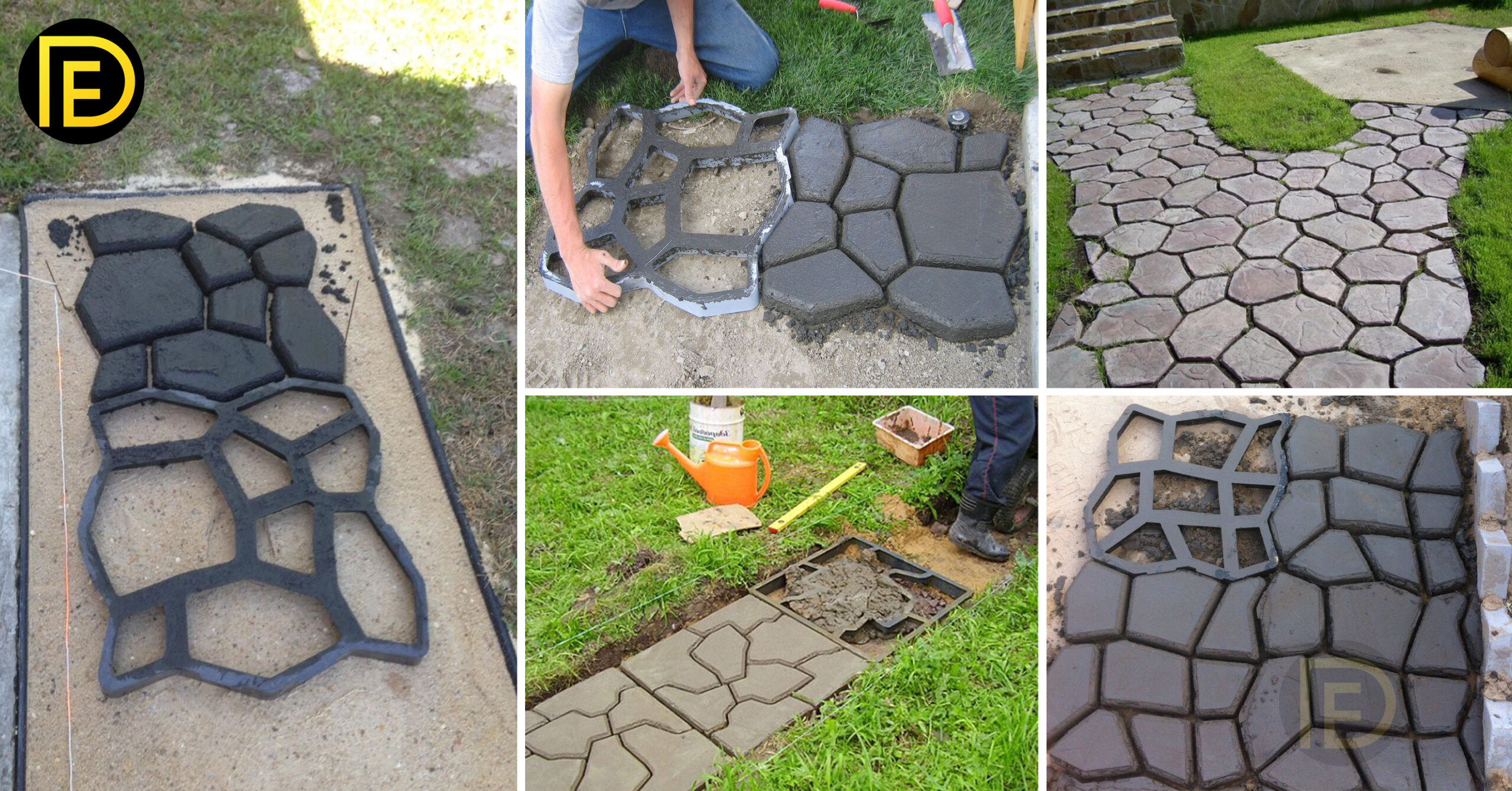 How To Make Cobble Stone Path For Beautifying The Outdoor Place - Daily ...