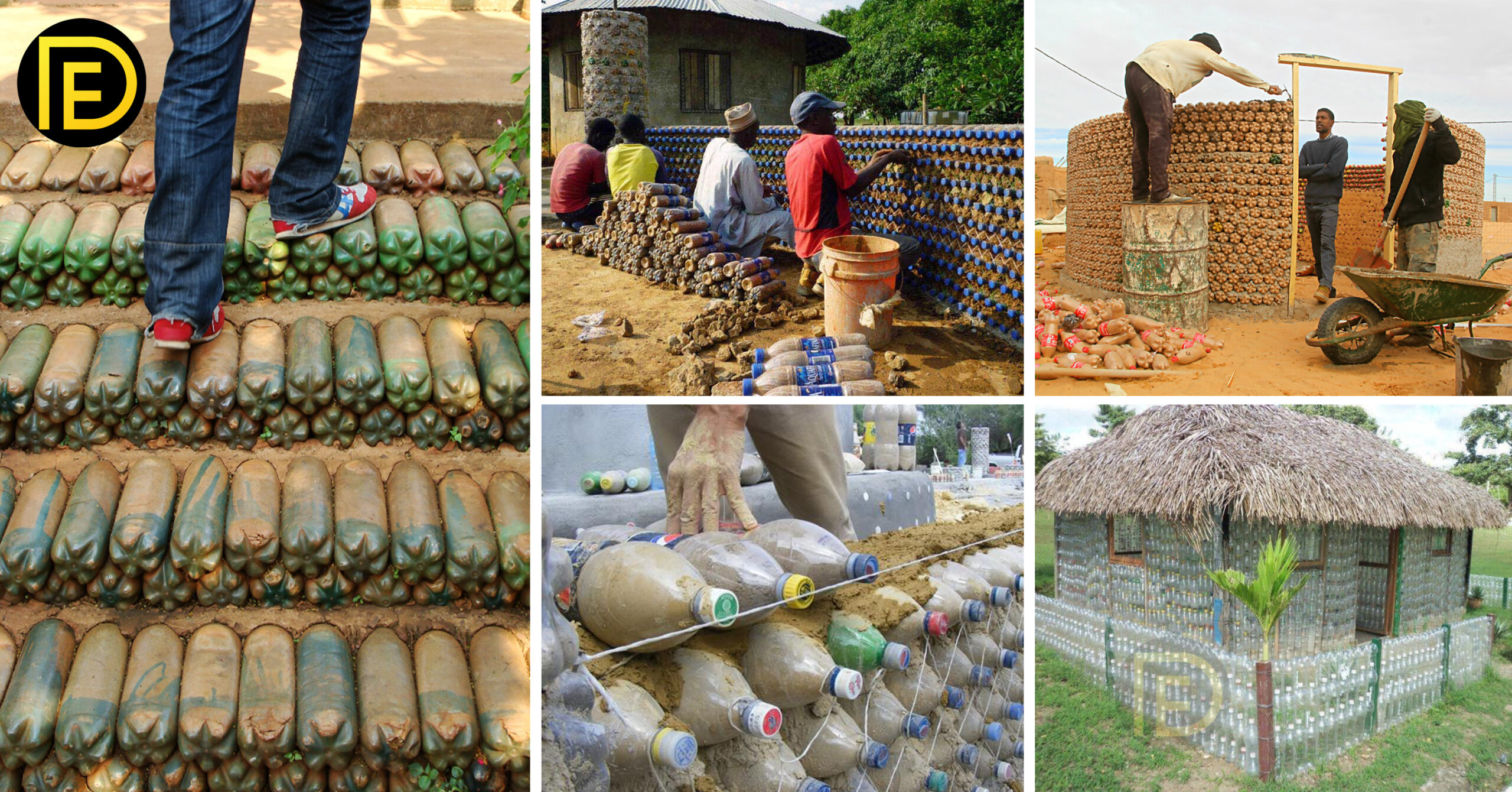 How To Reuse Of Plastic Bottles In Construction