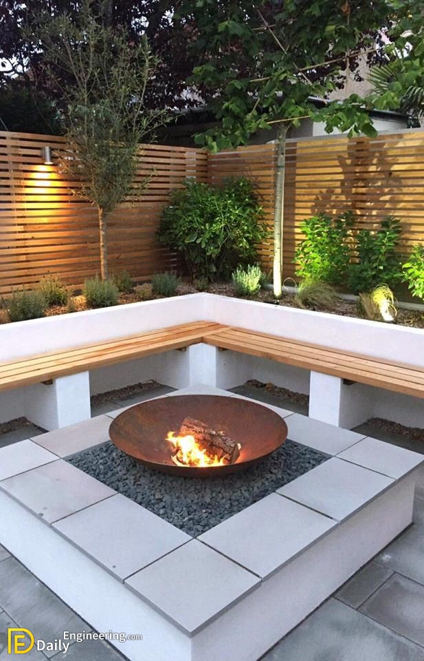 40 Amazing Backyard Fire Pit Ideas, Modern Backyard Fire Pit Ideas