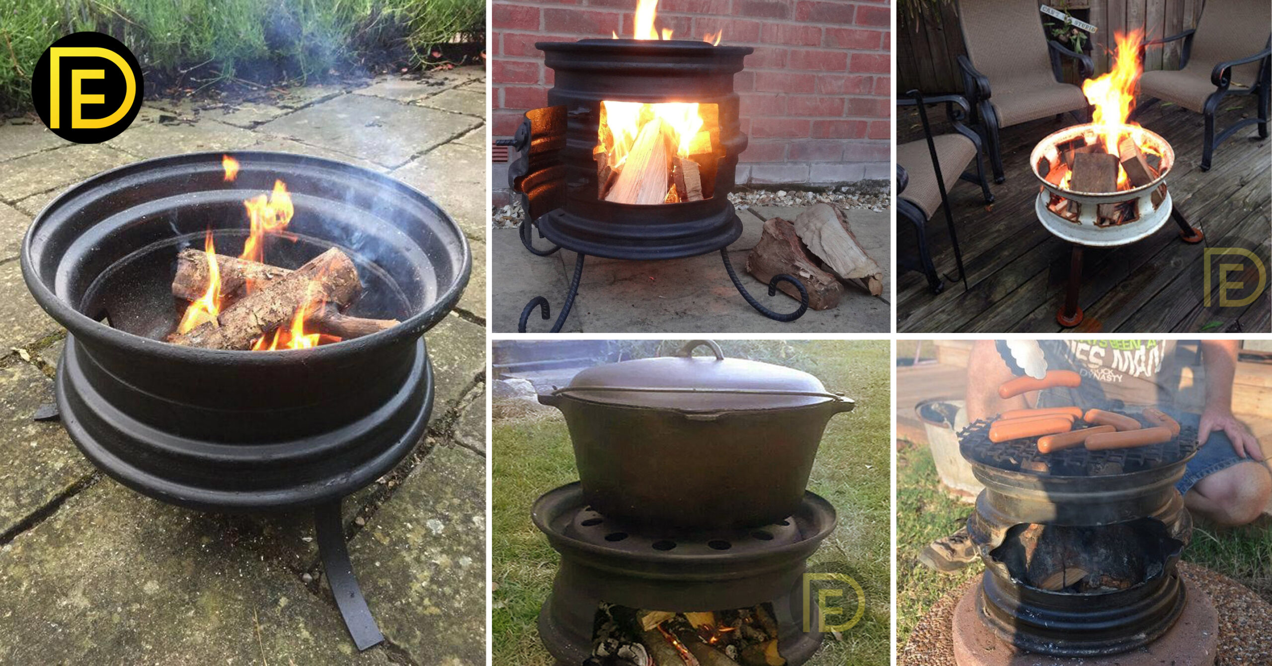 Amazing Wheel Rim Fire Pit Design Ideas Daily Engineering