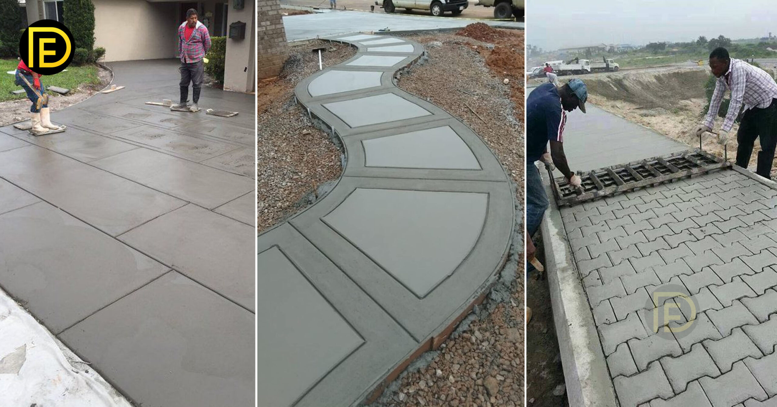 How To Build Concrete Decorative Finishing Idea