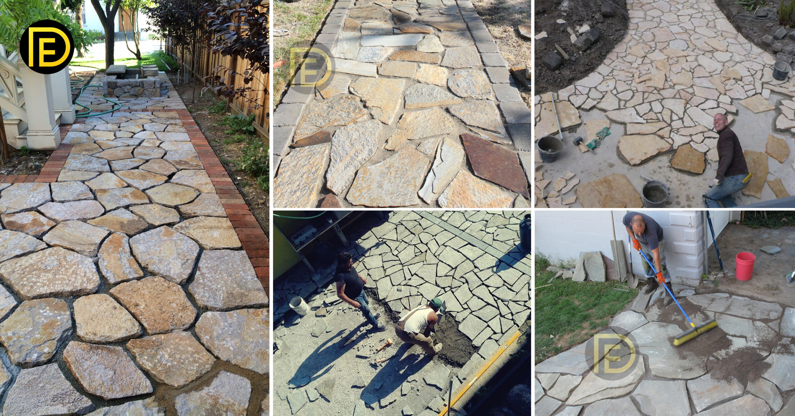 How To Install Flagstone Patio Daily Engineering