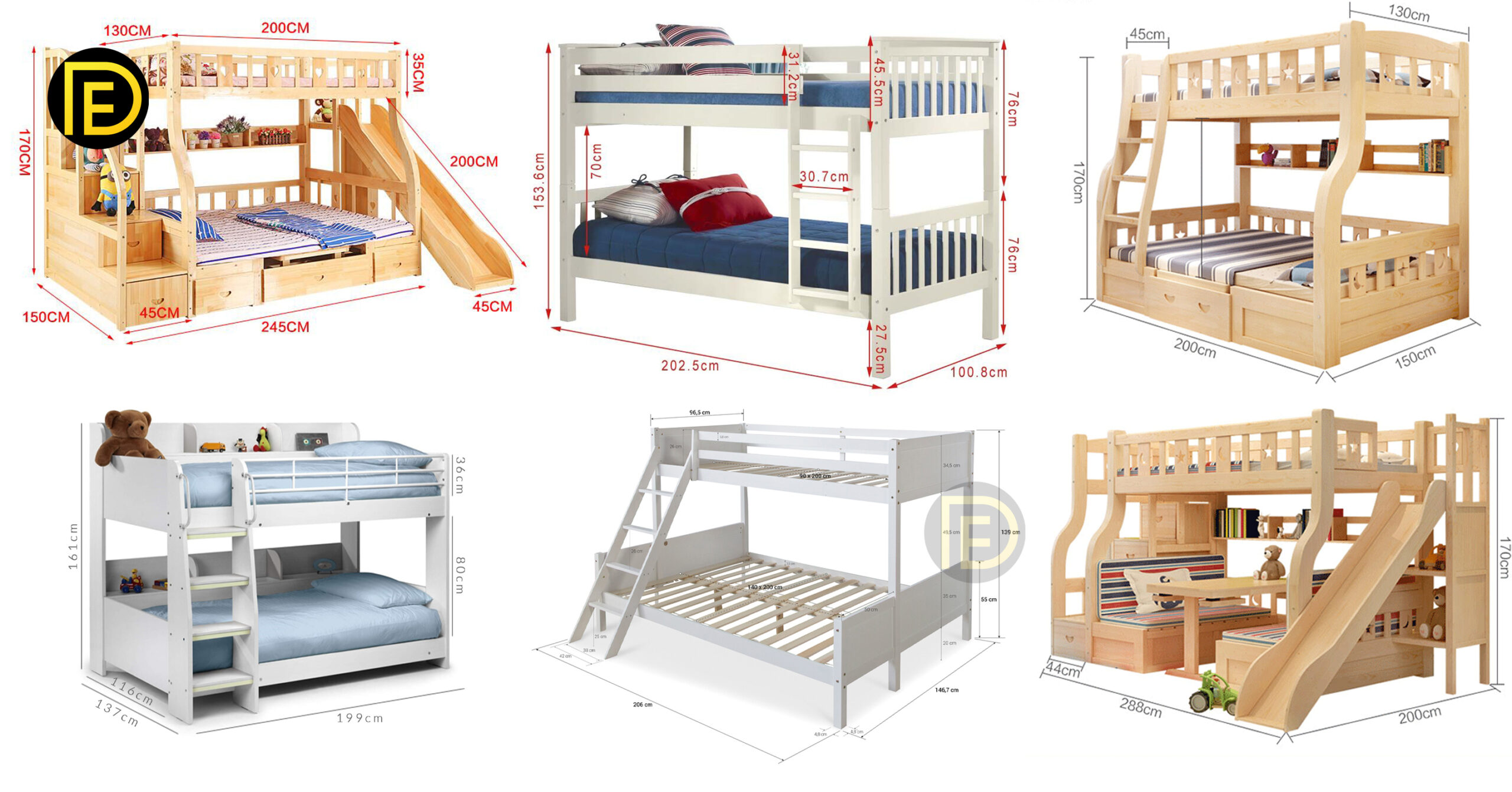 What’s The Size Of A Bunk Bed? Guide To Sizes Of Different Types Of