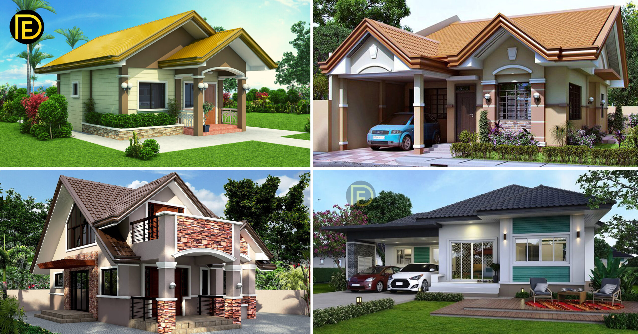 Beautiful Bungalow House Design Ideas - Daily Engineering