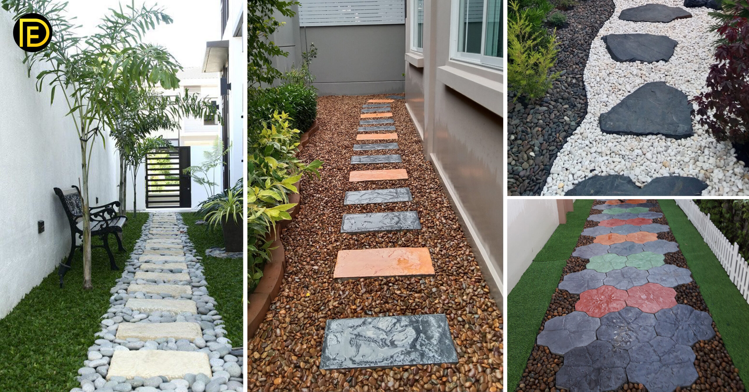 Eye-Catching Pathway Paving Ideas For Narrow Spaces