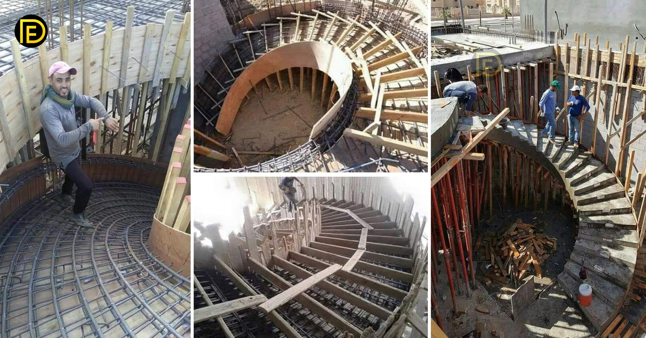 How To Construct Concrete Reinforced Stairs