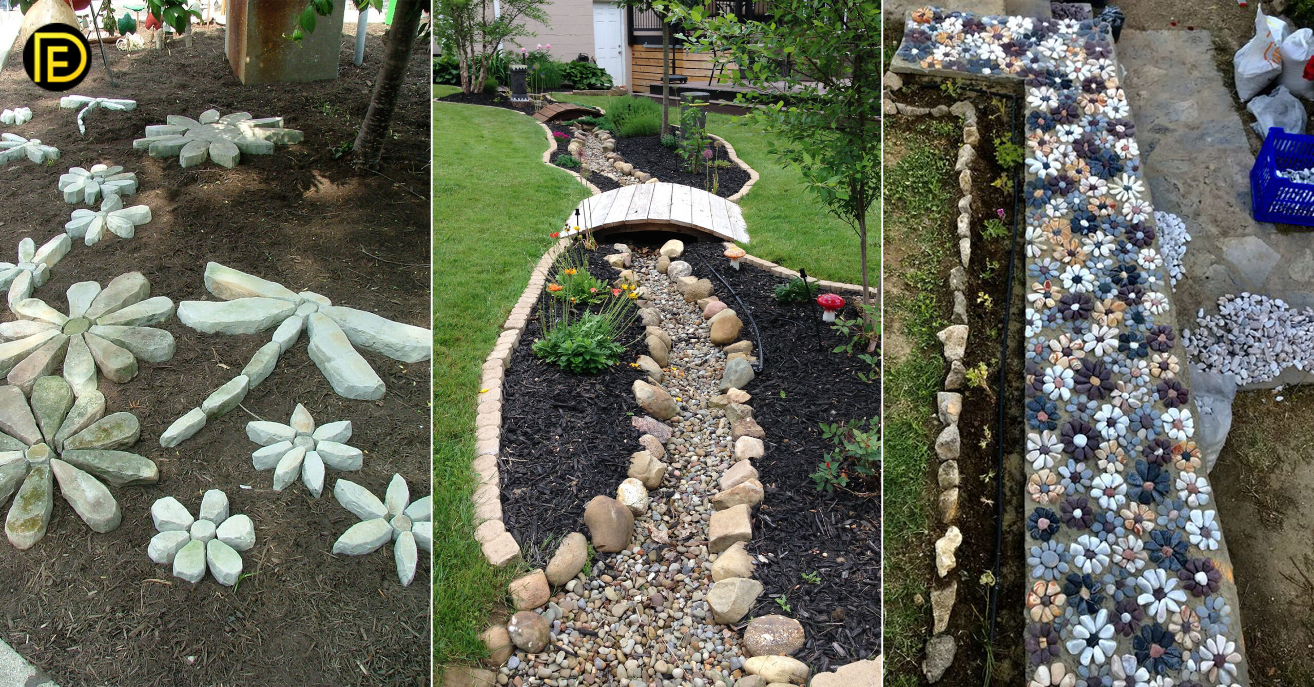 30+ Practical River Rock Landscaping Ideas That Worth Making