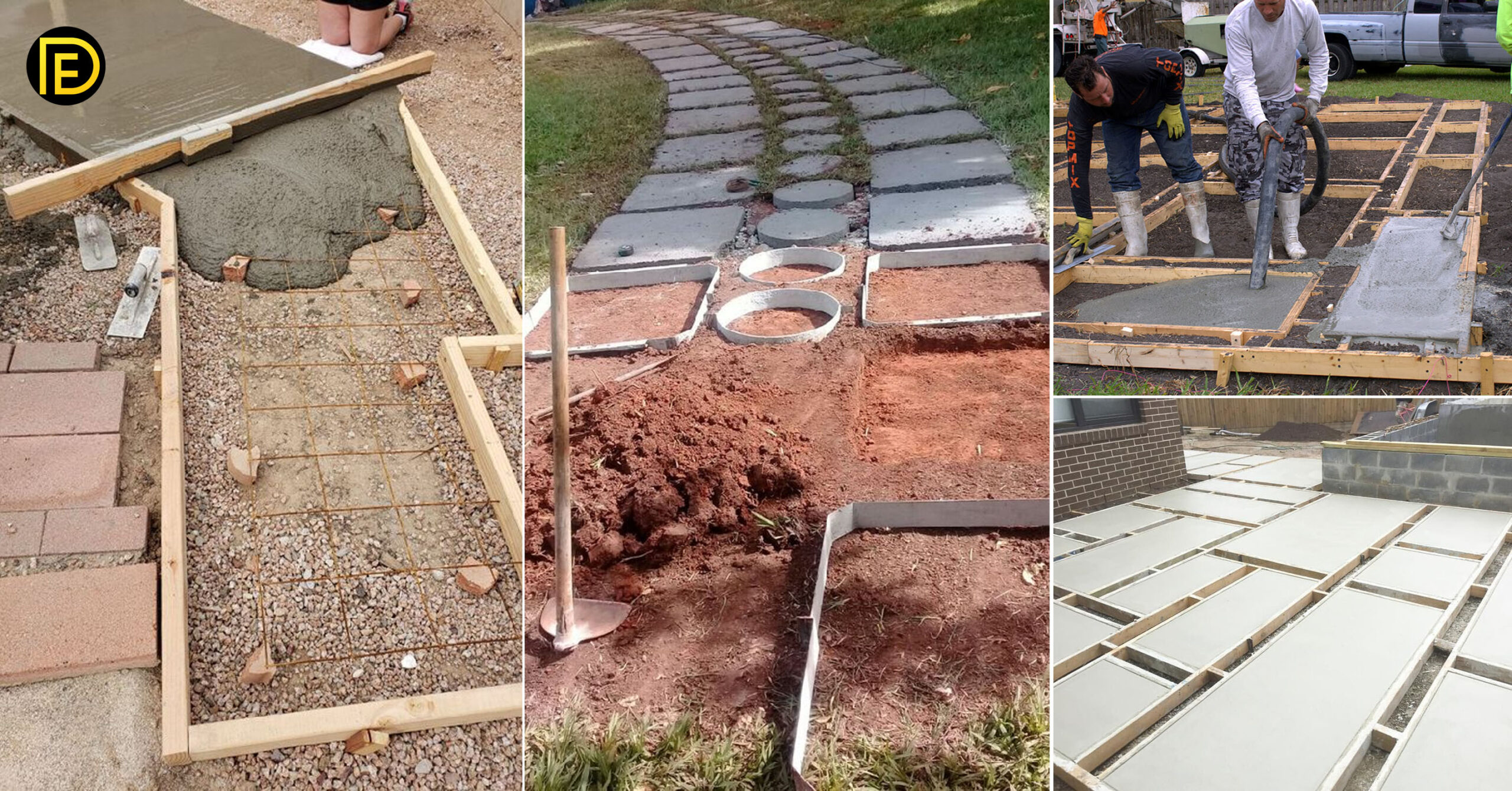 Do-It-Yourself Concrete Paths On A personal Plot